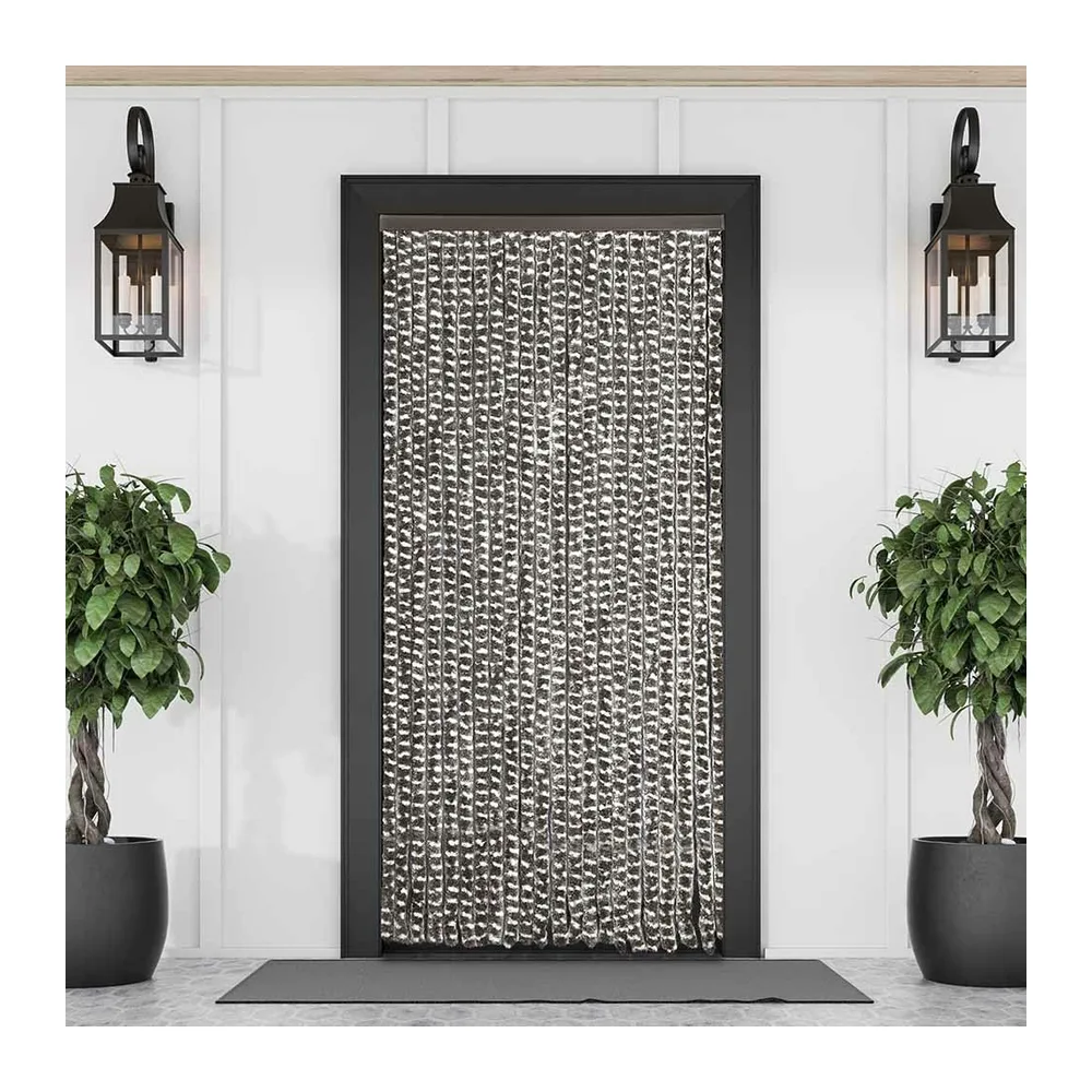 Rideau de porte chenille anti mouche