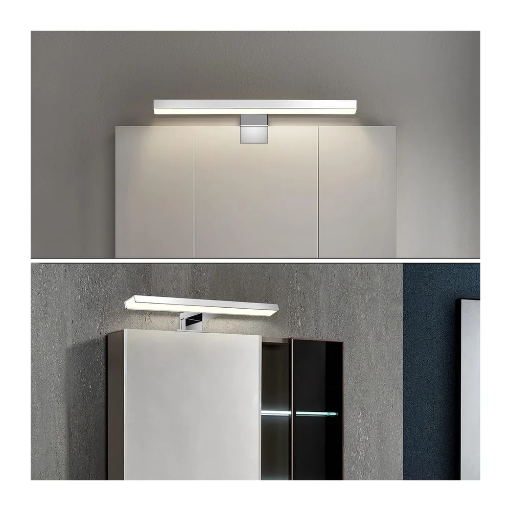 ERWEY Lampe Miroir Salle de Bain LED 5W 30cm 400lm, Applique Miroir 4000K Blanc Neutre, Luminaire Salle de Bain IP44 Antibuée (300mm) [Classe énergétique E]