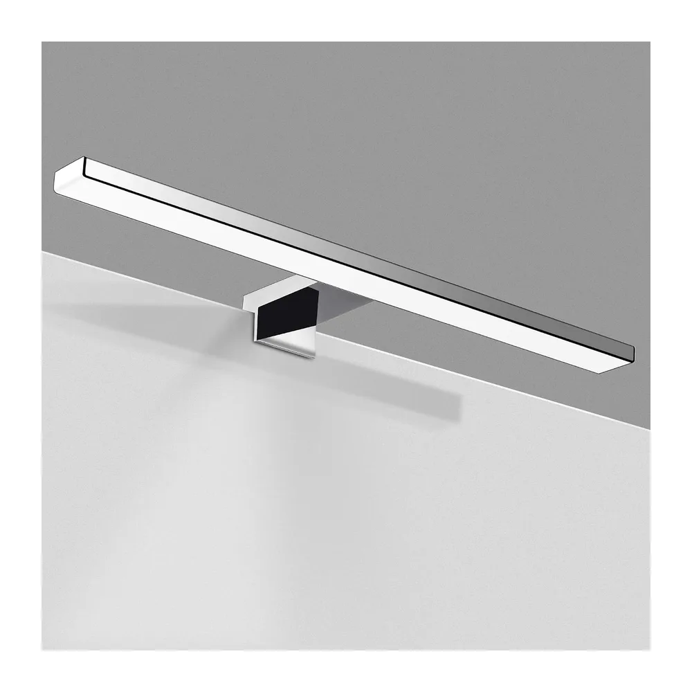 Led Lampe Miroir Salle De Bain 40 Cm 10W 820lm 230V Blanc Froid 6000K,Slim Bain Miroir Lampe,Pince Sur Le/Miroir Cabinet/Mur D'éclairage 400mm [Classe énergétique F]