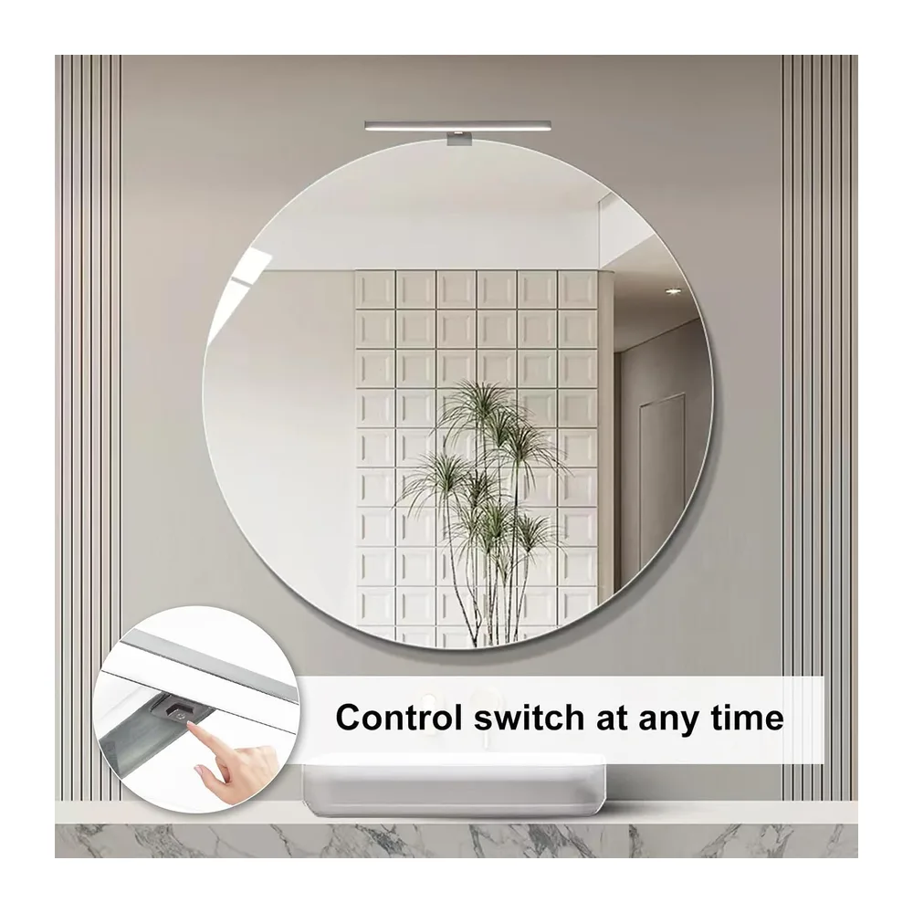 DEELUX LED Lampe Miroir Salle de Bain Avec Interrupteur,30cm 500lm 5W,4000K [Classe énergétique D]