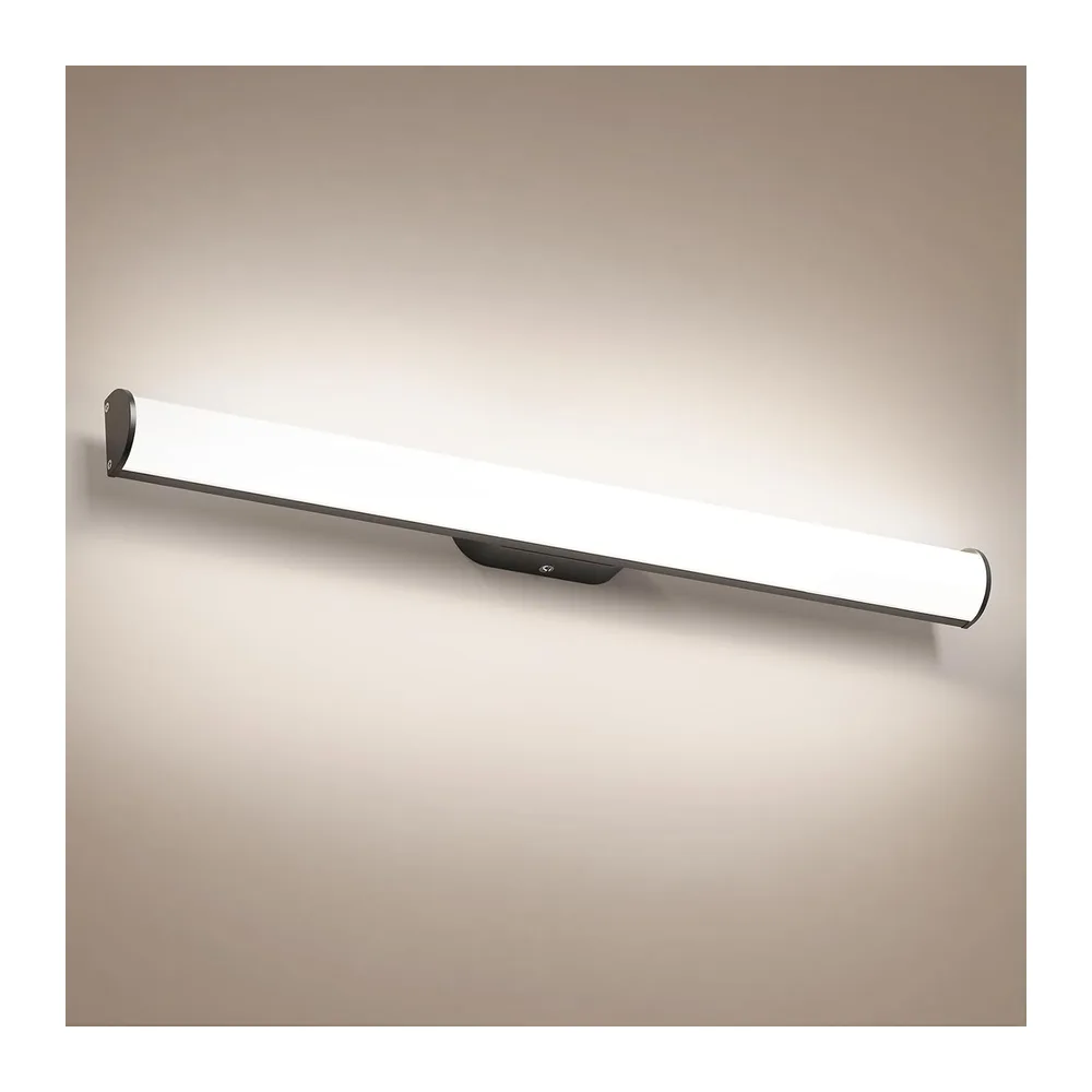 OOWOLF Applique Murale Salle de Bain 30W 80CM, Blanc Neutre 4000K LED Lampe Miroir Salle de Bain, IP44 Étanche Moderne Eclairage Applique pour Miroir Cabinet/Mur D'éclairage [Classe énergétique E]