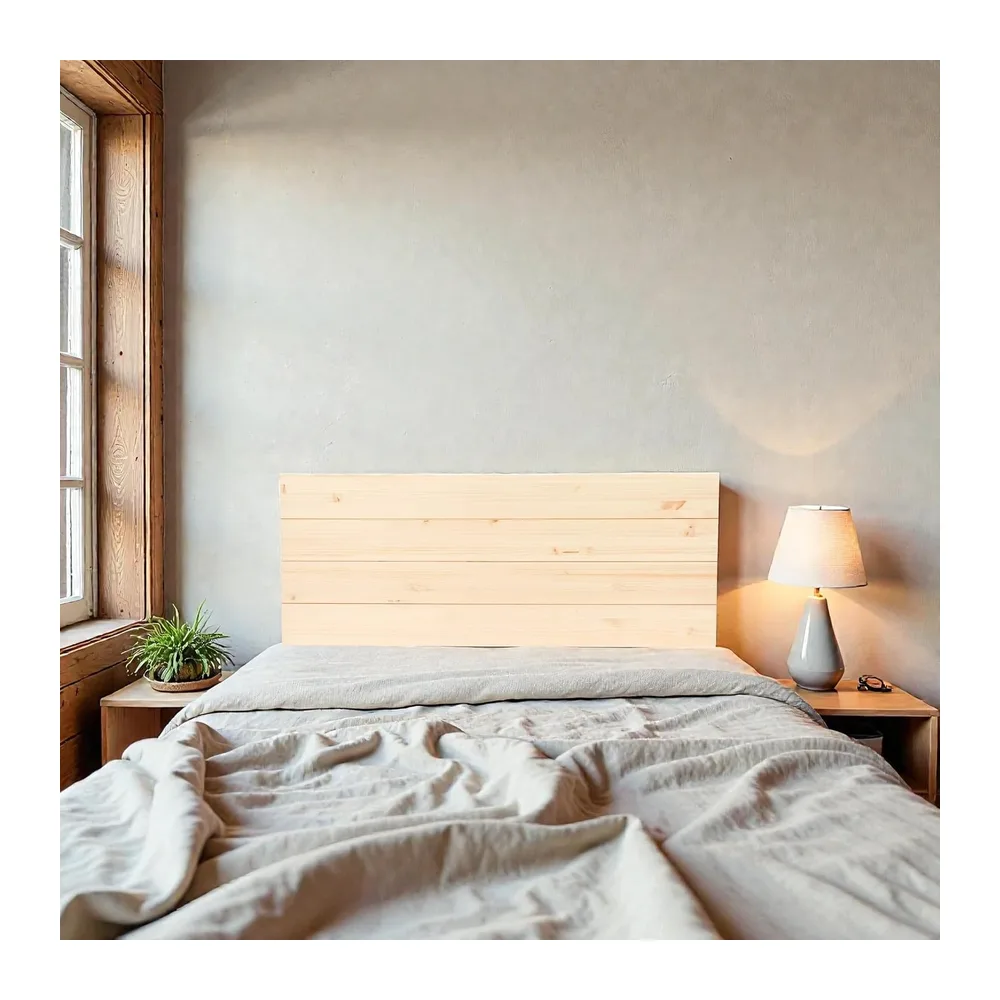 Tête de lit 170 et 180 cm King Size - Bois de pin Massif Style Nordique - Fabriqué à la Main en Espagne - Hiyori Natural