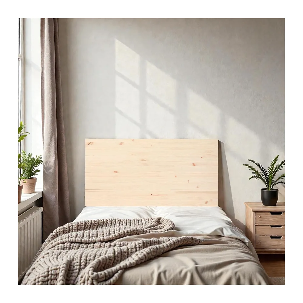 Tête de lit 170 et 180 cm King Size - Bois de pin Massif Style Nordique - Fabriqué à la Main en Espagne - Fuji Natural