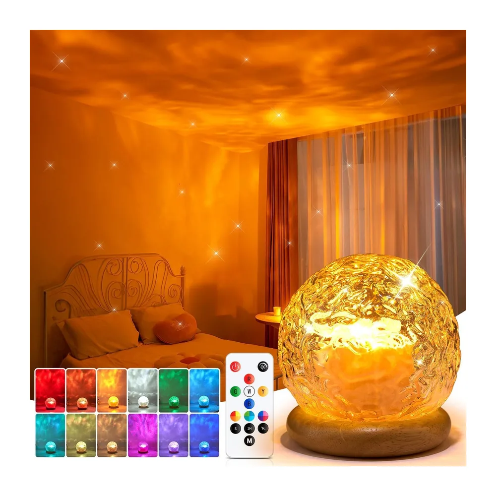 PIKOY LED Lampe de Chevet Decoration Chambre, Projecteur Veilleuse Enfant [Classe énergétique A]