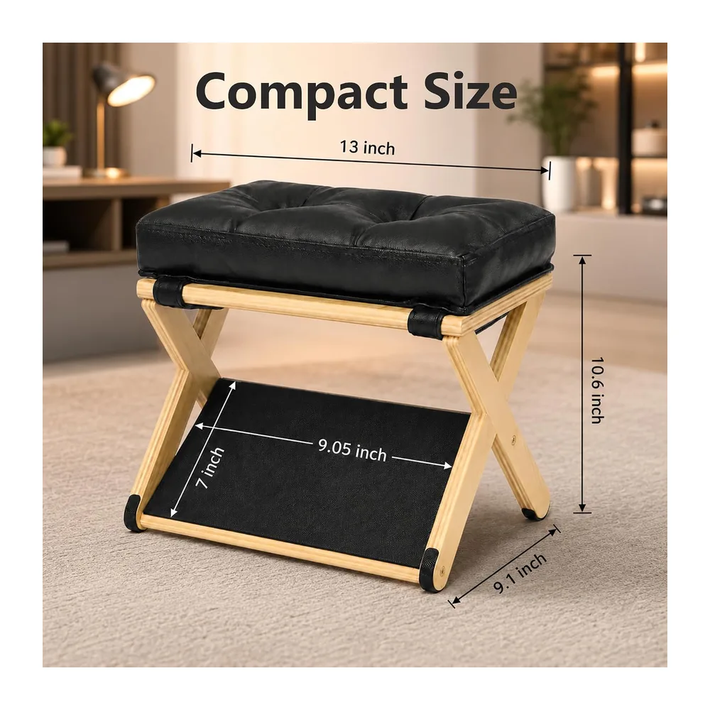 auvstar Repose Pied,Tabouret 2-en-1Repose Pieds Sous Bureau
