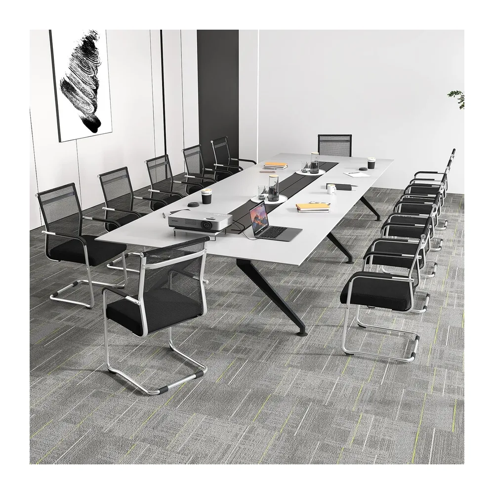 COSTWAY Lot de 2 Chaises de Salles de Réunion Empilables (2)