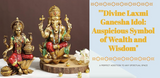 (Trending)Lakshmi Ganesha Idol Laxmi Ganesh Statue Home, Office, Diwali Pooja Gifts(Bronze Finish)