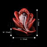Rose Ganesha Car Dashboard Idol