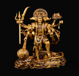 Panchmukhi Hanuman Ji Standing Statue Hanuman Ji Idol Sclupture Bajrang Bali Idol for Car Dashboard Home Decor Pooja Room (Panchmukhi Hanuman Standing 3.5 Inch)