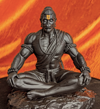 Dhyan Mudra Meditation Bajrangbali Hanumanji Idol for Car Dashboard, Home Decor, Office, Spiritual Gift