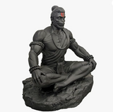 Dhyan Mudra Meditation Bajrangbali Hanumanji Idol for Car Dashboard, Home Decor, Office, Spiritual Gift